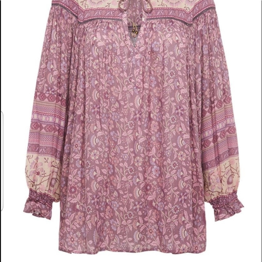 Spell Dahlia Blouse Mulberry